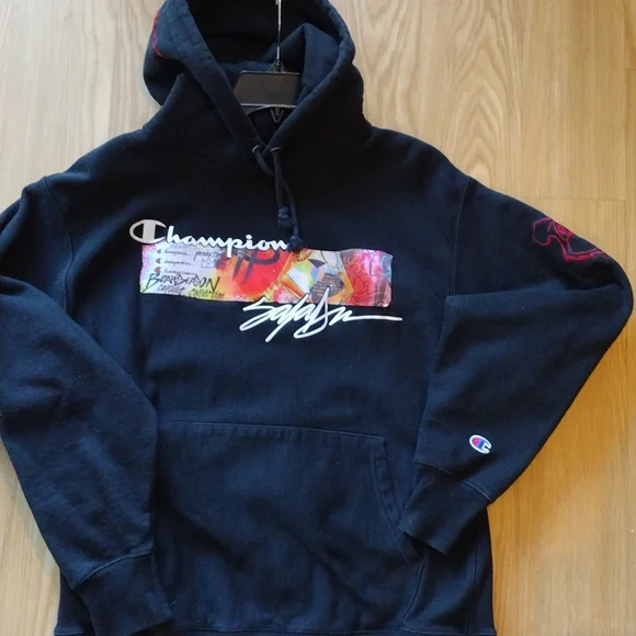 Champion X King Saladeen Hoodie Rare Sz Lg